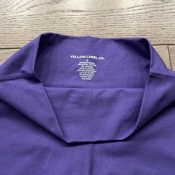 Yellow Label Co. Biker Shorts, purple, size S, brand new - Picture 2 of 3